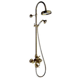 Colonne de douche thermostatique rétro Vieux Bronze CHAMBORD - CRISTINA ONDYNA CH72392  