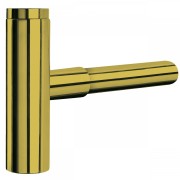 Siphon de lavabo apparent télescopique AVEC CACHE‑SIPHON  - TRES 16110342OR Siphon de lavabo apparent télescopique AVEC CACHE‑SI