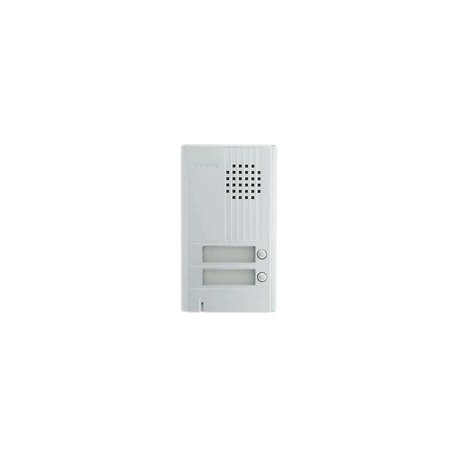 Platine saillie 2 BP avec façade aluminium DA2DS - Aiphone 110540 Platine saillie 2 BP avec façade aluminium DA2DS - Aiphone 110