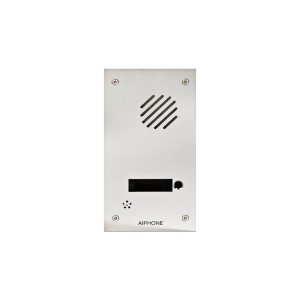 Façade inox 1 appel pour DA1DS - AIPHONE 118718