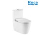 Toilette lavante IN WASH au sol RIMLESS blanc INSPIRA - ROCA A80306L001