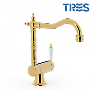 Mitigeur évier rabattable OR TRES-CLASIC COLOR  - TRES 24233401OR