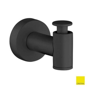 PORTE PEIGNOIR GRAND HOTEL NOIR MAT - CRISTINA ONDYNA TE24113