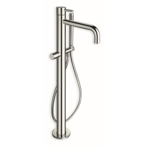 Monocolonne sur pied bain douche Chrome TRIVERDE - CRISTINA ONDYNA - TV18951