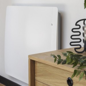 Radiateur électrique chaleur douce ETIC Slim 1250W Blanc NOIROT - NEM2424SEEC