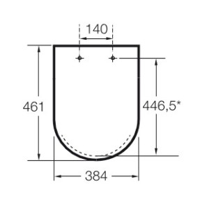 Abattant WC Silencio Onyx BEYOND  - ROCA  A801B8264B