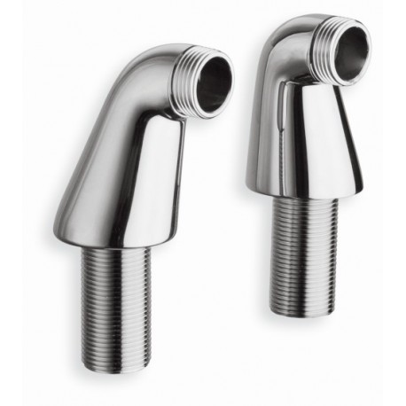 2 COLONNETTES standard 70 mm M3/4" - M1/2" CHROME - CRISTINA ONDYNA PD00218 2 COLONNETTES standard 70 mm M3/4" - M1/2" CHROME - 