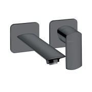 LAVABO MURAL PROFILO  AVEC ROSACE DROIT BEC 18.5 UP&D BLACK MAT - CRISTINA ONDYNA PF25713 LAVABO MURAL PROFILO  AVEC ROSACE DROI