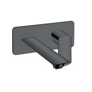 LAVABO MURAL PROFILO  AVEC PLAQUE DROIT BEC 22.5 UP&D BLACK MAT - CRISTINA ONDYNA PF25813 LAVABO MURAL PROFILO  AVEC PLAQUE DROI
