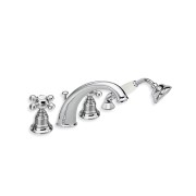 BAIN/DOUCHE PARIGI 4 TROUS SUR GORGE CHROME - CRISTINA ONDYNA PG10451 BAIN/DOUCHE PARIGI 4 TROUS SUR GORGE CHROME - CRISTINA OND