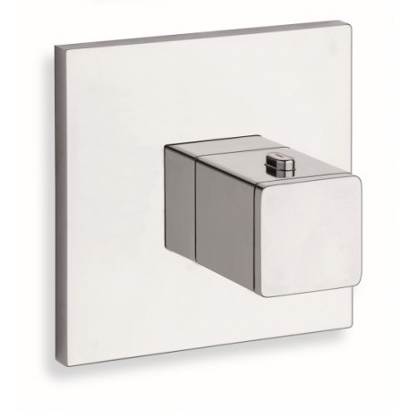 FACADE EXTERNE QUADRI  1 SORTIE POUR MECANISME PD70000 CHROME - CRISTINA ONDYNA XQ80051 FACADE EXTERNE QUADRI  1 SORTIE POUR MEC