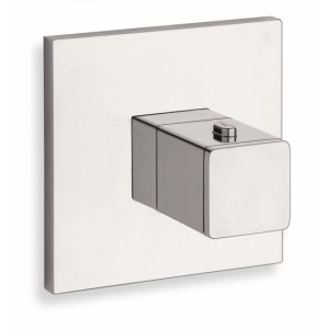 FACADE EXTERNE QUADRI  1 SORTIE POUR MECANISME PD70000 CHROME - CRISTINA ONDYNA XQ80051 FACADE EXTERNE QUADRI  1 SORTIE POUR MEC