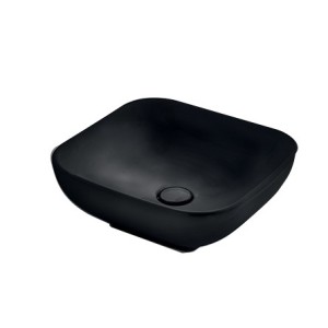 Lavabo A Poser Ciotola 40X40 Black Mat Robinetterie VASQUES - CRISTINA ONDYNA CI404013 Lavabo A Poser Ciotola 40X40 Black Mat Ro
