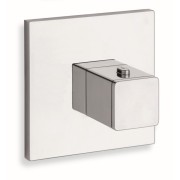 FACADE EXTERNE QUADRI  1 SORTIE POUR MECANISME PD70000 CHROME - CRISTINA ONDYNA XQ80051 FACADE EXTERNE QUADRI  1 SORTIE POUR MEC