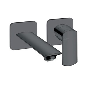 LAVABO MURAL PROFILO  AVEC ROSACE DROIT BEC 18.5 UP&D BLACK MAT - CRISTINA ONDYNA PF25713 LAVABO MURAL PROFILO  AVEC ROSACE DROI