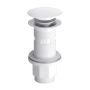 Bonde universelle Up&Down blanche pour lavabo - CRISTINA ONDYNA WA32006 Bonde universelle Up&Down blanche pour lavabo - CRISTINA