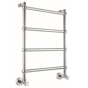 SECHE SERVIETTE SOLE EAU CHAUDE 4 BARRES  ROND CHROME - CRISTINA ONDYNA MSO442S51 SECHE SERVIETTE SOLE EAU CHAUDE 4 BARRES  ROND