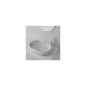 Lavabo A Poser Ciotola C1 60X40 Sans Trou Blanc Mat - CRISTINA ONDYNA NOL534324