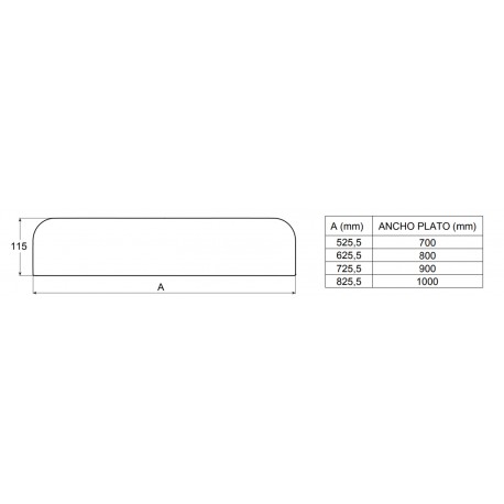 Cache vidage pour receveur Aquos - ROCA A276357100