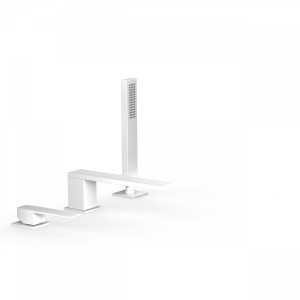 Mitigeur bain d’étagère  avec douchette anticalcaire - TRES 20216103BM 20216103BMTRES