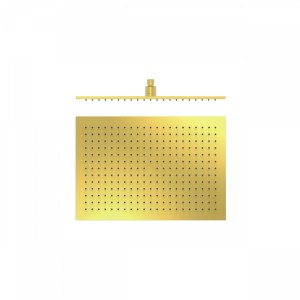 Douche de tête anticalcaire
à rotule. 450x315 mm.  - TRES 29963203OR 29963203ORTRES