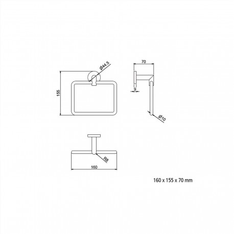 Anneau bidet SIL   - SALGAR 12844 12844SALGAR