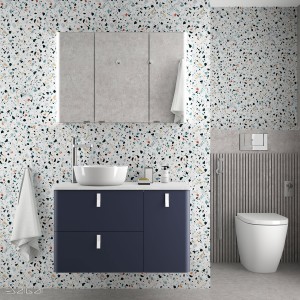 Meuble UNIIQ 1200 NIGHT BLUE droite 1 porte et 2 tiroirs - SALGAR 83099