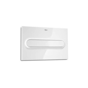 Plaque de commande PL1 One Single Blanc Brillant - ROCA A890195100