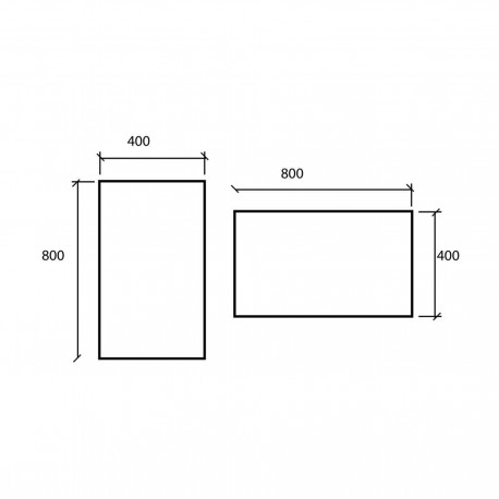 Miroir SENA - Largeur 400  - SALGAR - 16906 