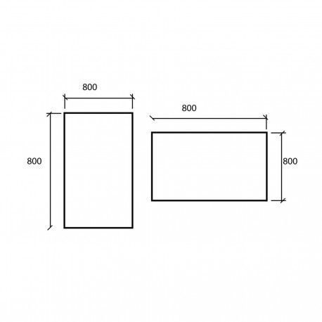 MIROIR SENA 800X800 - SALGAR 16910