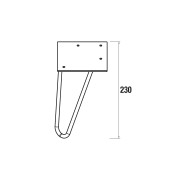 Jeu 2 Pieds 230 Noir UNIIQ - SALGAR 24717 