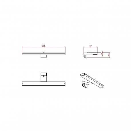 Applique luminaire PANDORA - SALGAR 26784 