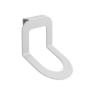 Support sèche cheveux MINIMAL ALUMINUM - SALGAR 86189