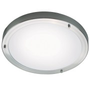 ANCONA MAXI plafonnier Métal-Verre Acier Brossé E27  - Nordlux 25316132 