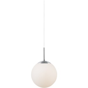CAFE 15 suspension Métal-Verre Blanc Opale E27  - Nordlux 39553001 