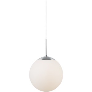 CAFE 20 suspension Métal-Verre Blanc Opale E27  - Nordlux 39563001 