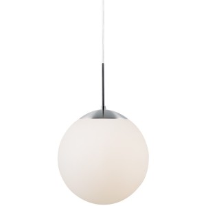 CAFE 25 suspension Métal-Verre Blanc Opale E27  - Nordlux 39573001 