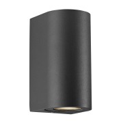 Applique murale CANTO MAXI 2 Aluminium Noir GU10  - Nordlux 49721003