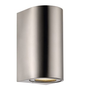 CANTO MAXI 2 applique murale Acier inoxydable Inox GU10  - Nordlux 49721034 