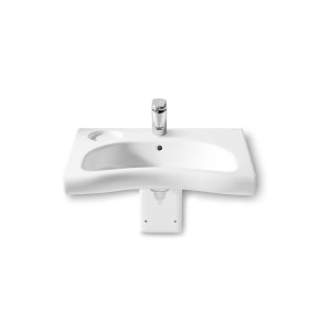 N-Meridian Lavabo Pmr 700X460 Avec Fixations Blanc - ROCA A32724H000 