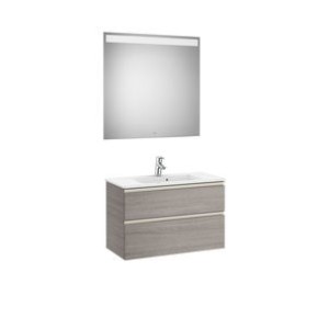 The Gap Pack Cpt 2T 800Mm (Unik+Miroir) Blanc Brillant - ROCA A851528806 