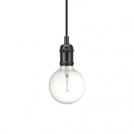 Suspension AVRA Métal Noir-Chrome E27  - Nordlux 84800003