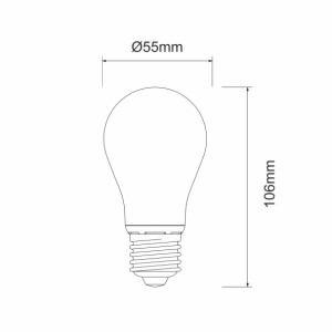 AMPOULE LED 6W E27 220V 360º LED 3.000K 550 LM BENEITO FAURE
