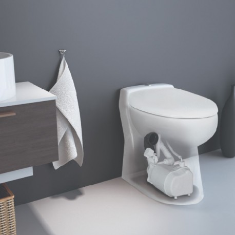 Broyeur et pompe idéal pour les petits espaces et ultra silencieux - WATERMATIC W20SP
