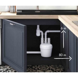 Pompe de relevage pour cuisine ou buanderie - WATERMATIC VD110