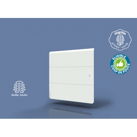Radiateur Fonte INTUIS AXOO 1250W horizontal blanc connecté NEN3074SEEC