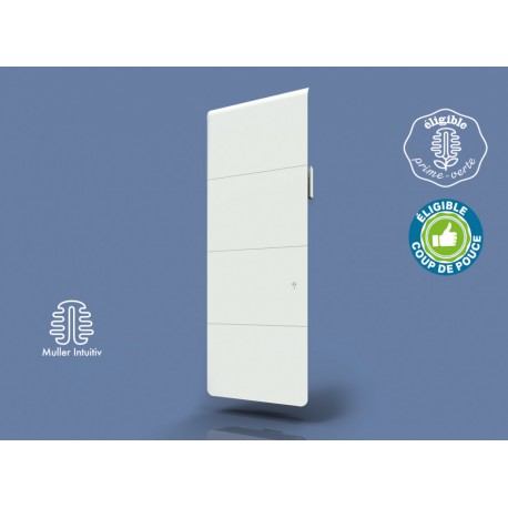 Radiateur Fonte INTUIS AXOO 1500W Vertical blanc connecté NEN3085SEEC