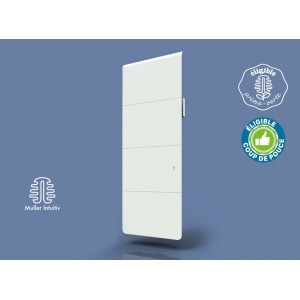 Radiateur Fonte INTUIS AXOO 1500W Vertical blanc connecté NEN3085SEEC