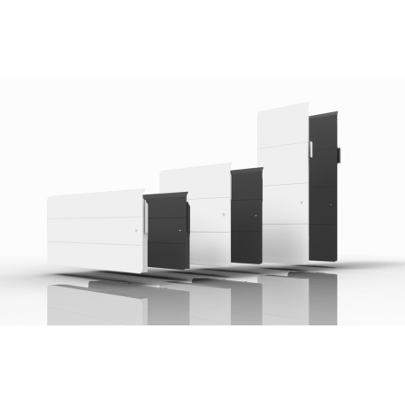 Radiateur Fonte INTUIS AXOO 1500W Vertical Gris anthracite connecté NEN3085SEHS