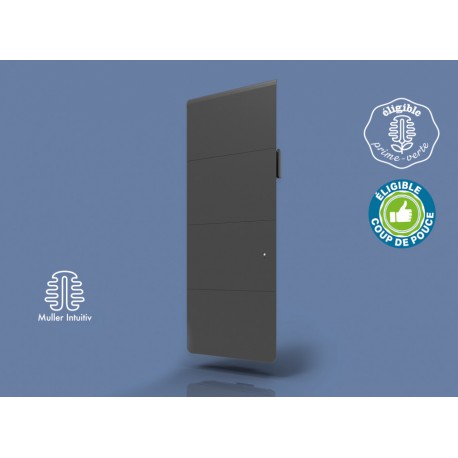 Radiateur Fonte INTUIS AXOO 1500W Vertical Gris anthracite connecté NEN3085SEHS